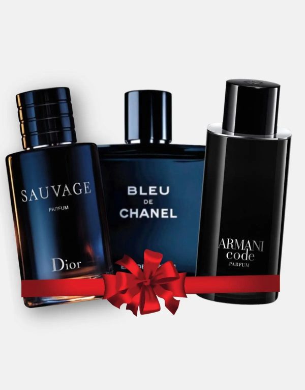 Exklusives 3er-Set – Sauvage, Bleu de Chanel & Armani Code [100 ml]