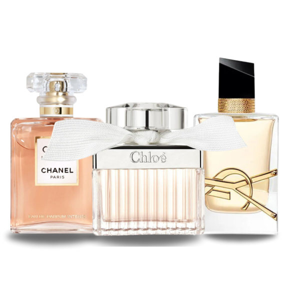 Exklusives 3er-Parfum-Set – Coco Mademoiselle von Chanel, Libre von Yves Saint Laurent & Chloé Signature [100 ml]