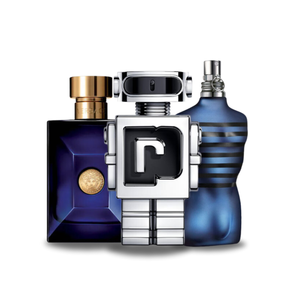 Exklusives 3er-Parfum-Set – Dylan Blue von Versace, Phantom von Paco Rabanne & Ultra Male von Jean Paul Gaultier [100 ml]